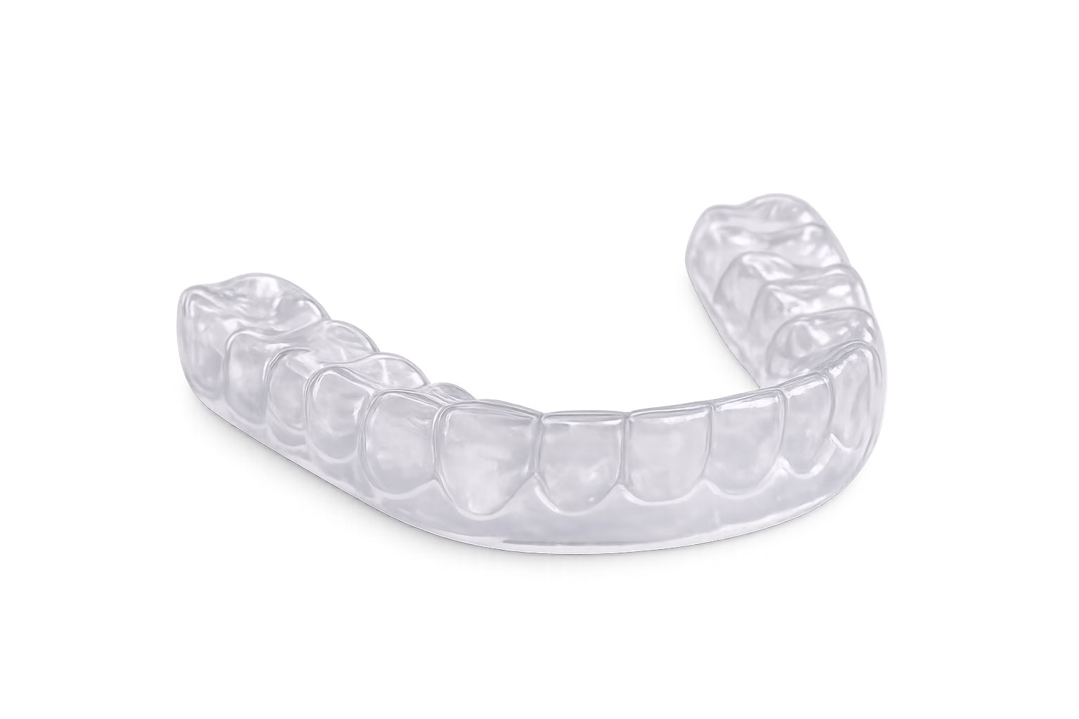 Clear pressure-formed retainer